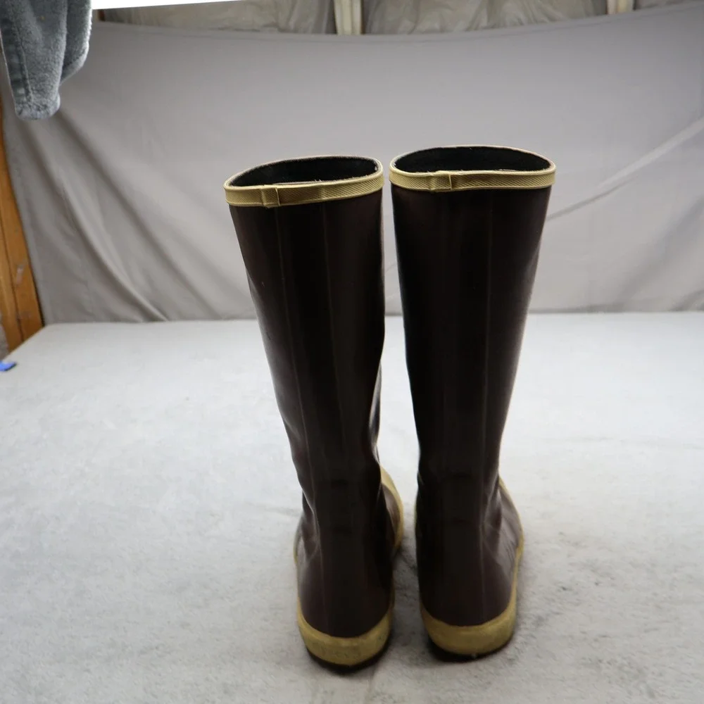 XTRATUF Men 5M Tall Deck Boots Brown Waterproof Rugged Slip Resistant P262599